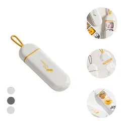 KINDA NICE - Pastilleros Organizador De Pastillas Viajar Fácil De Cargar