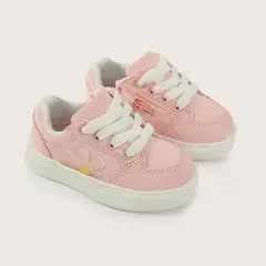 OPALINE - Zapatilla flor rosada de niña 40526