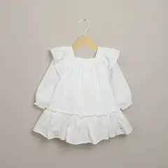 OPALINE - Vestido Blanco de Infant 40623