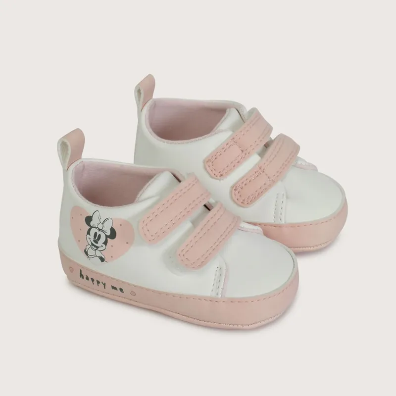 OPALINE - Zapatilla bebé disney blanca de niña 40758
