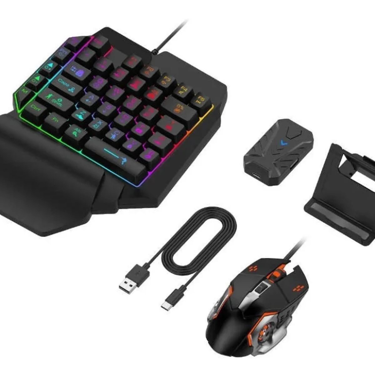 GENERICO - Convertidor De Mouse Y Teclado Gamer Para Android