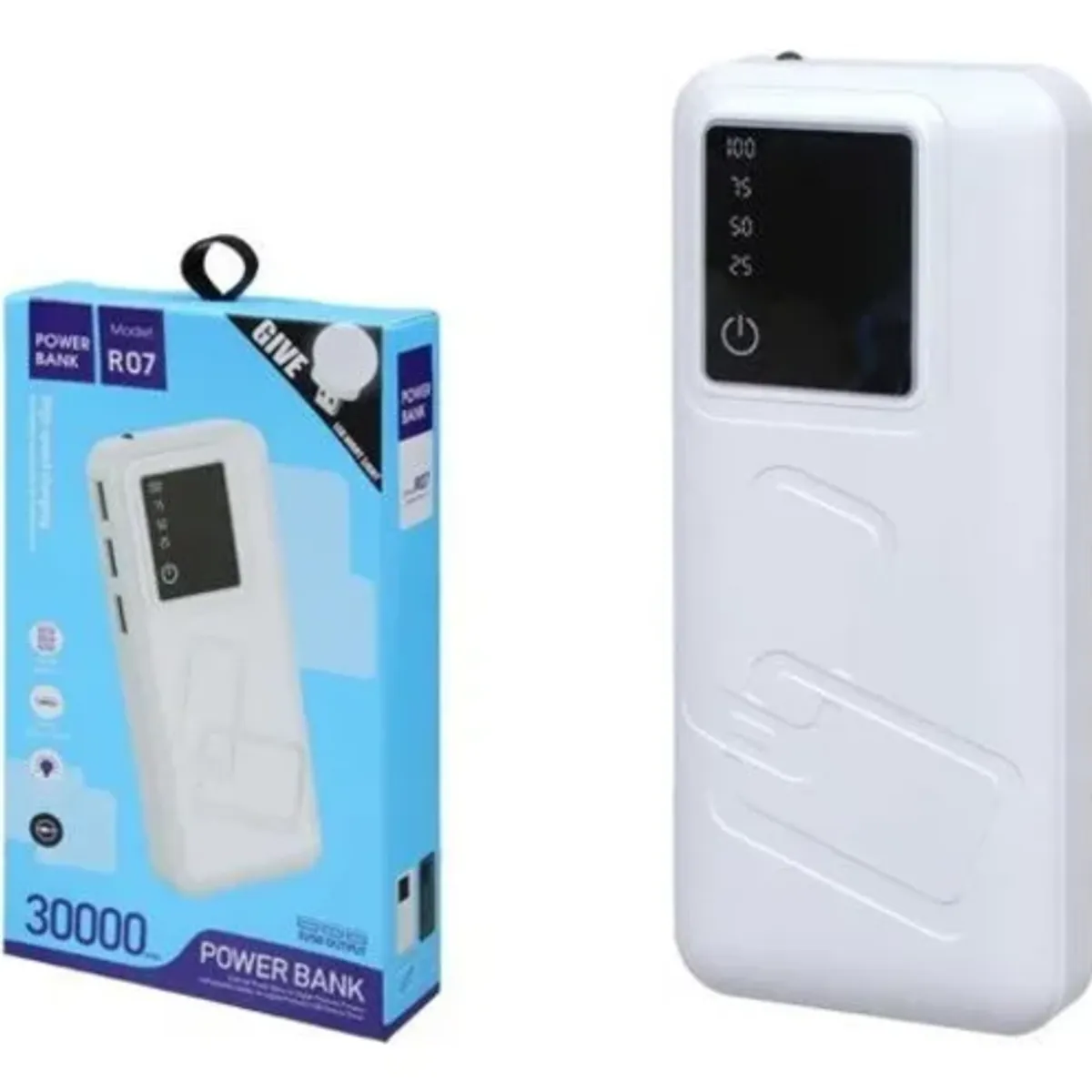 GENERICO - Power Bank Cargador Portátil Banco De Energía Usb 30000mah