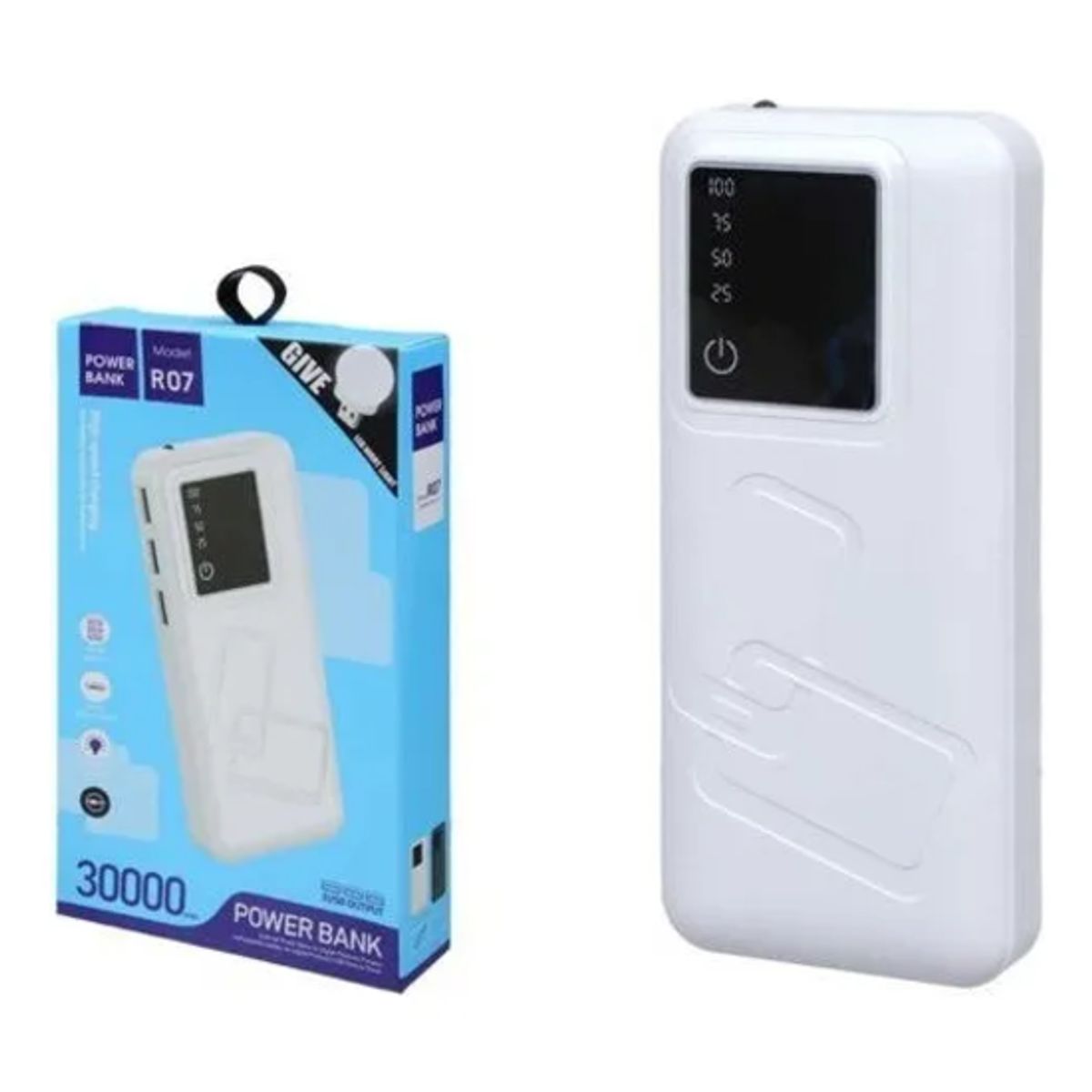 GENERICO - Power Bank Cargador Portátil Banco De Energía Usb 30000mah