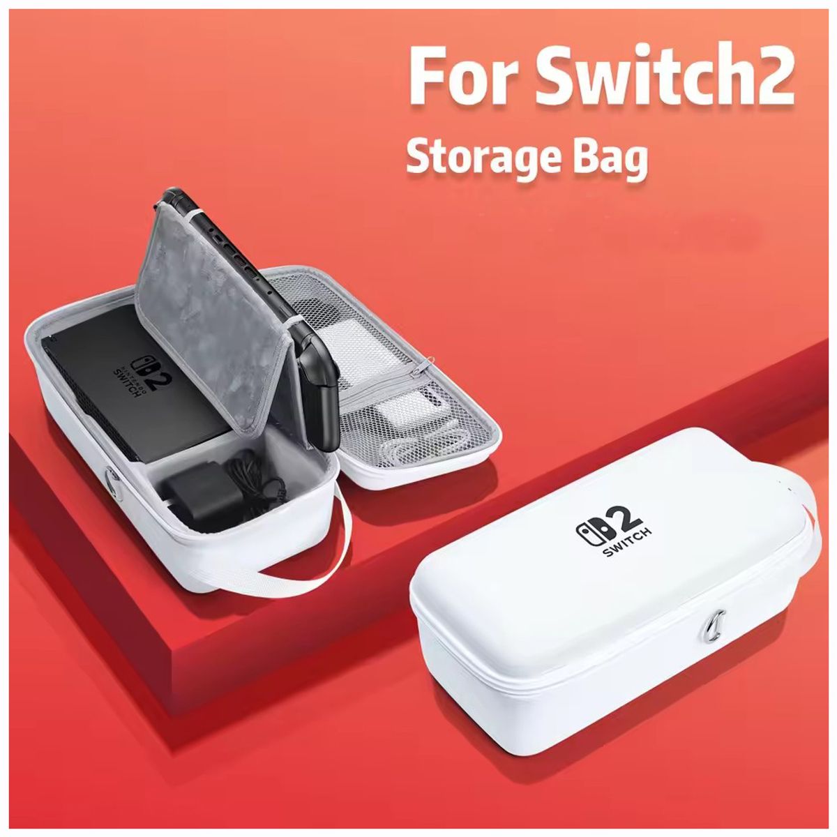 CORRERREY - Nintnedo Switch 2 paquete de almacenamiento multifuncional portátil