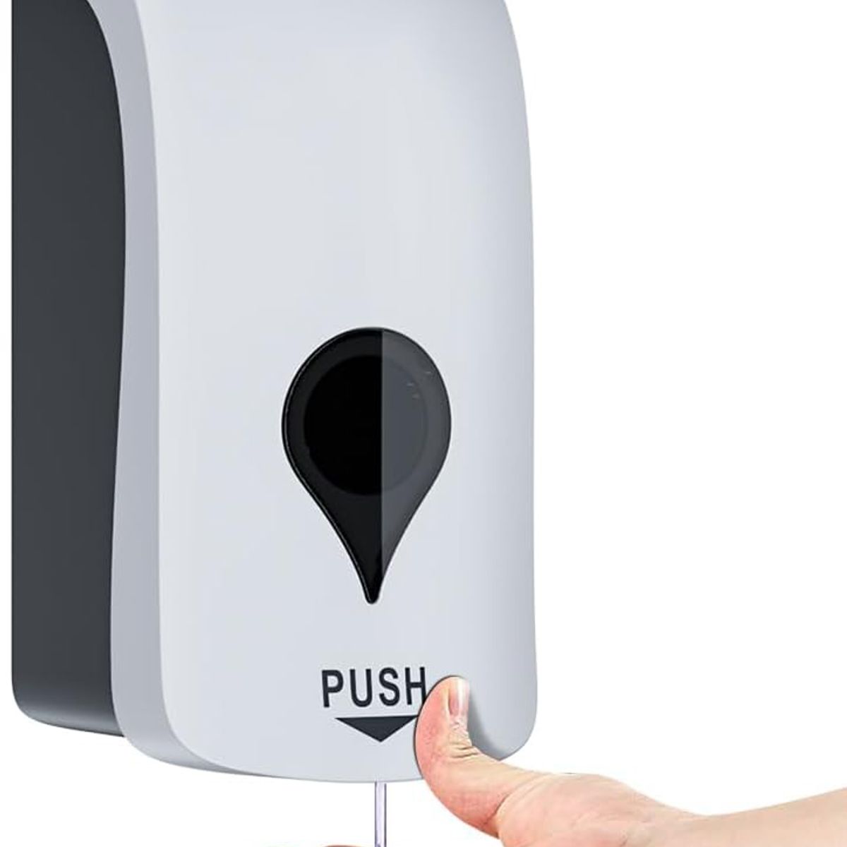 KUANGYE - Dispensador Jabon Líquido Rellenable Plastico Al Muro 1000ml