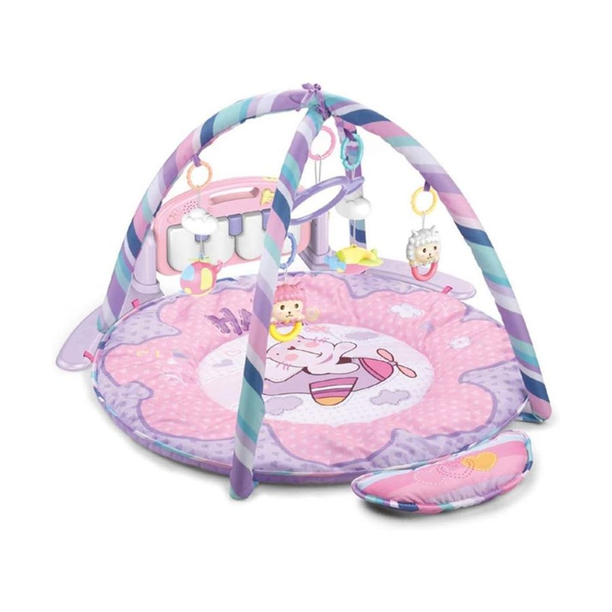 GENERICO - Gimnasio Alfombra Multi Sensorial Interactiva Rosada