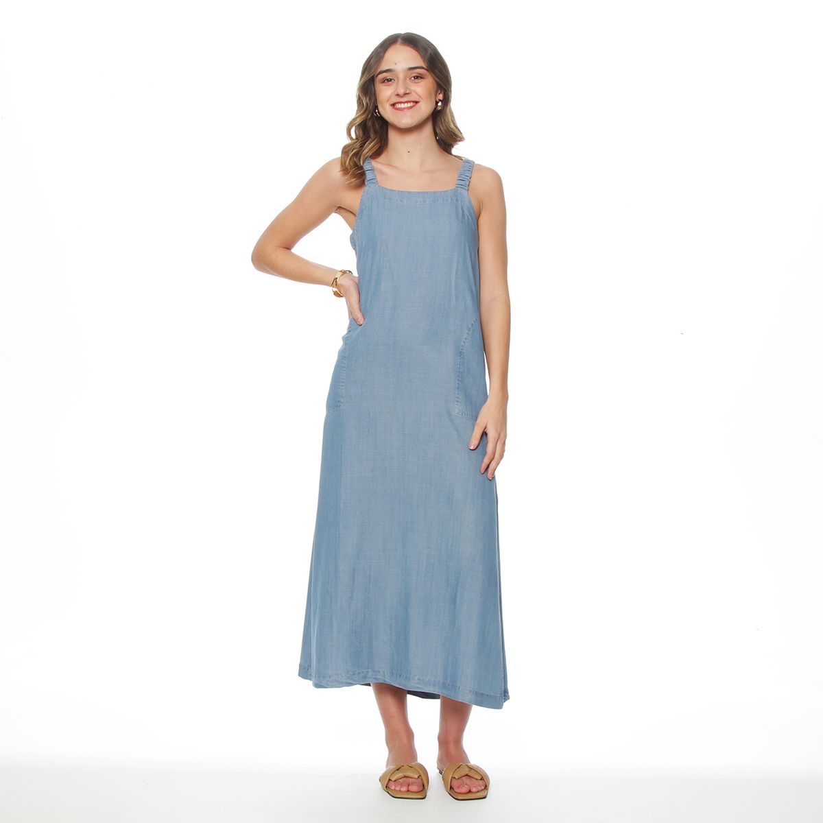 WADOS - VESTIDO SIN MANGA LYOCELL CON BOLSILLOS