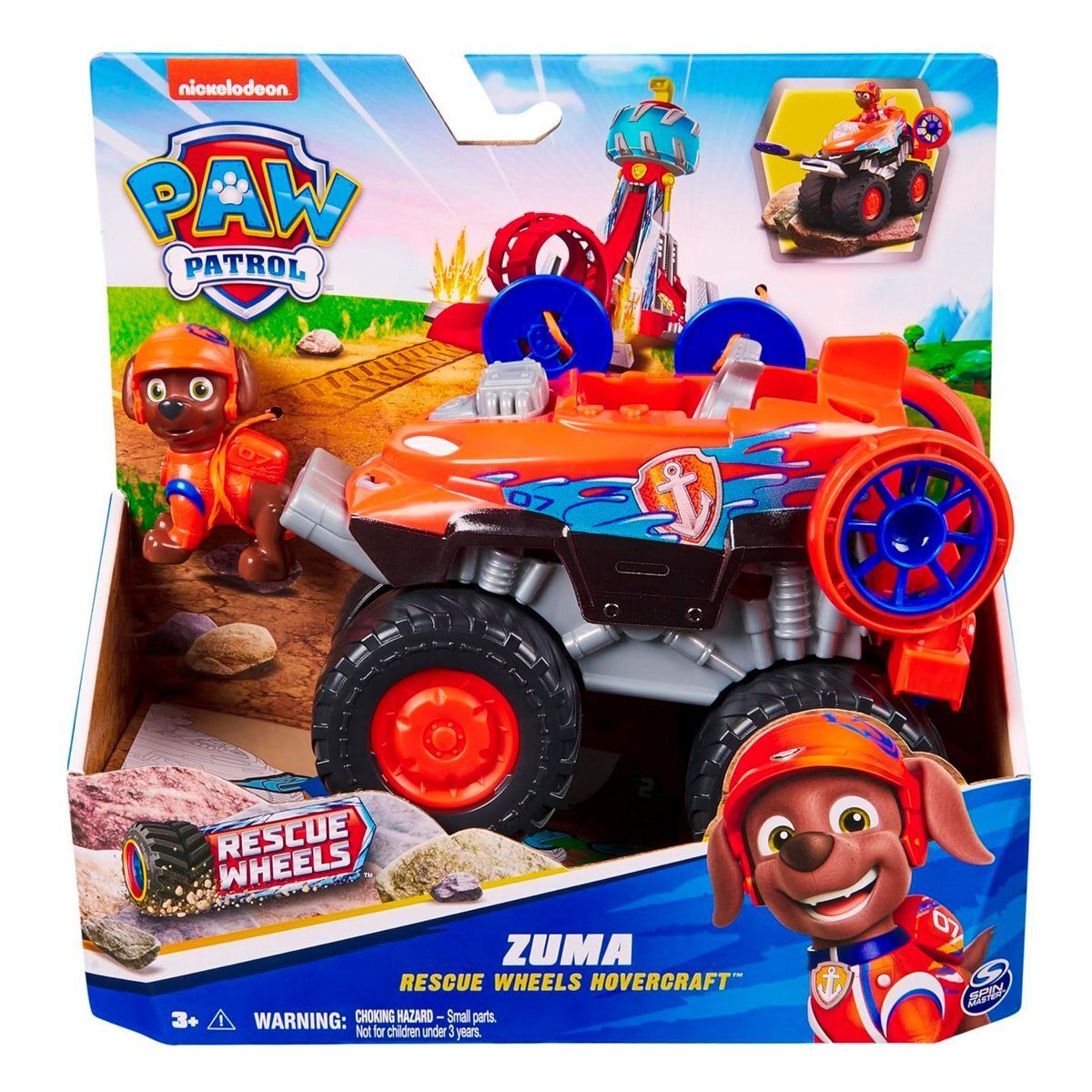 PAW PATROL - Vehículo Zuma Rescue Wheels Paw Patrol