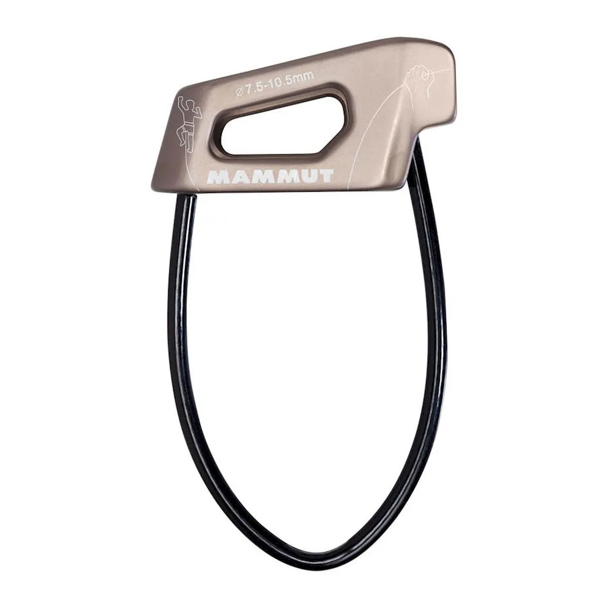 MAMMUT - Descendedor Crag Light Belay Unisex Adulto Café