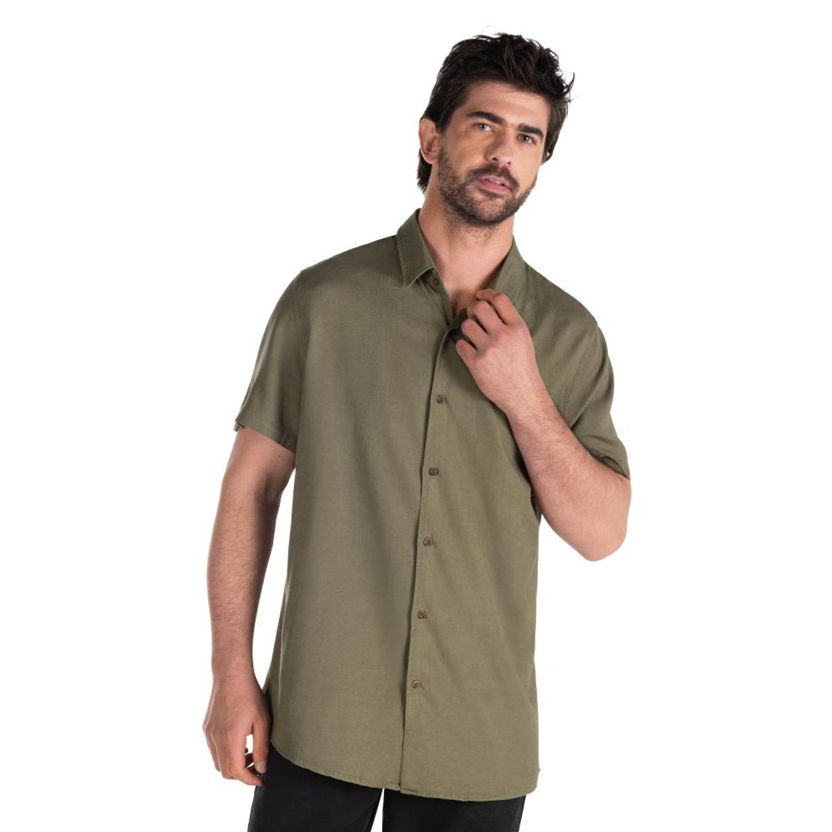 PANAMA JACK - Camisa Lino Hombre V487 Panama Jack