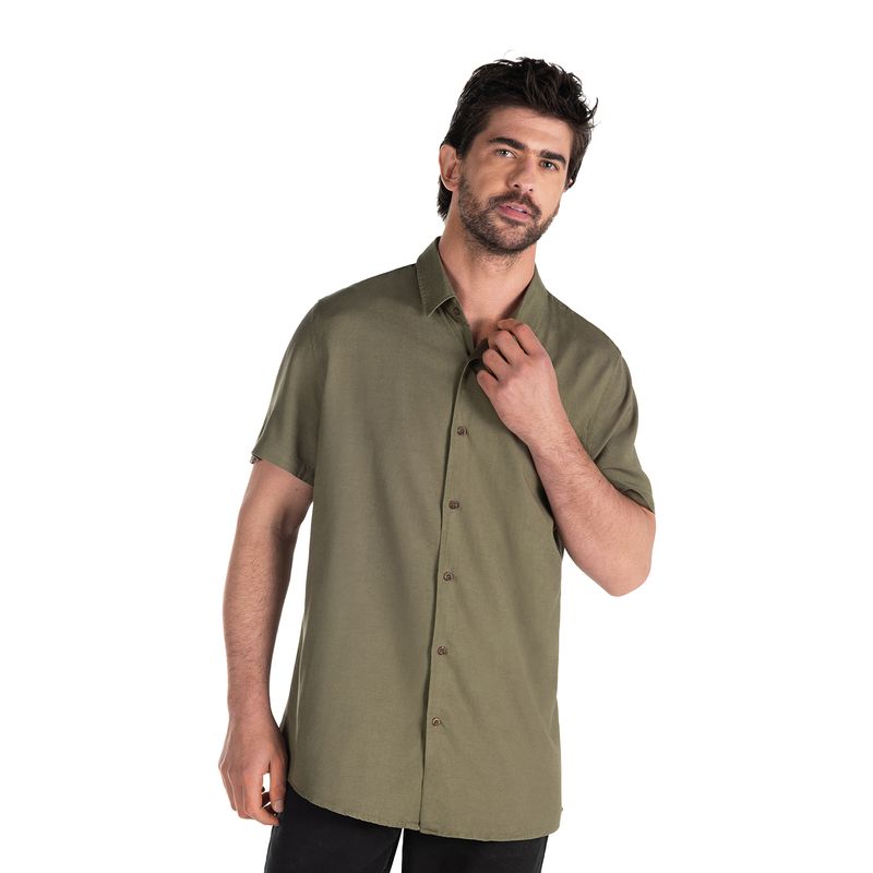 PANAMA JACK - Camisa Lino Hombre V487 Panama Jack