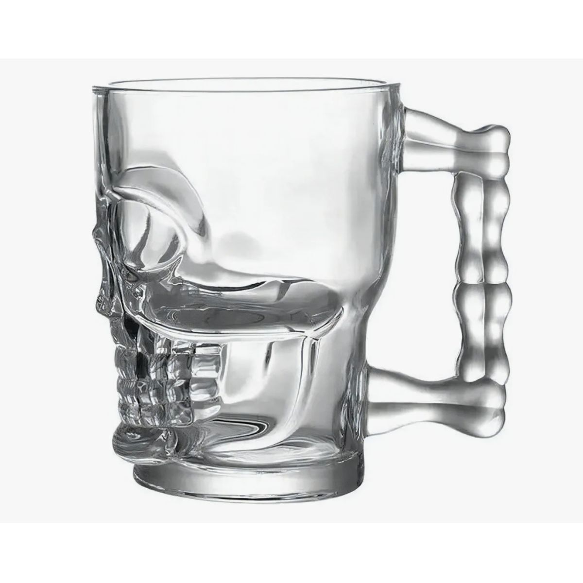 GENERICO - Set 2 Vasos Shoperos Calavera Cerveza 480 ML