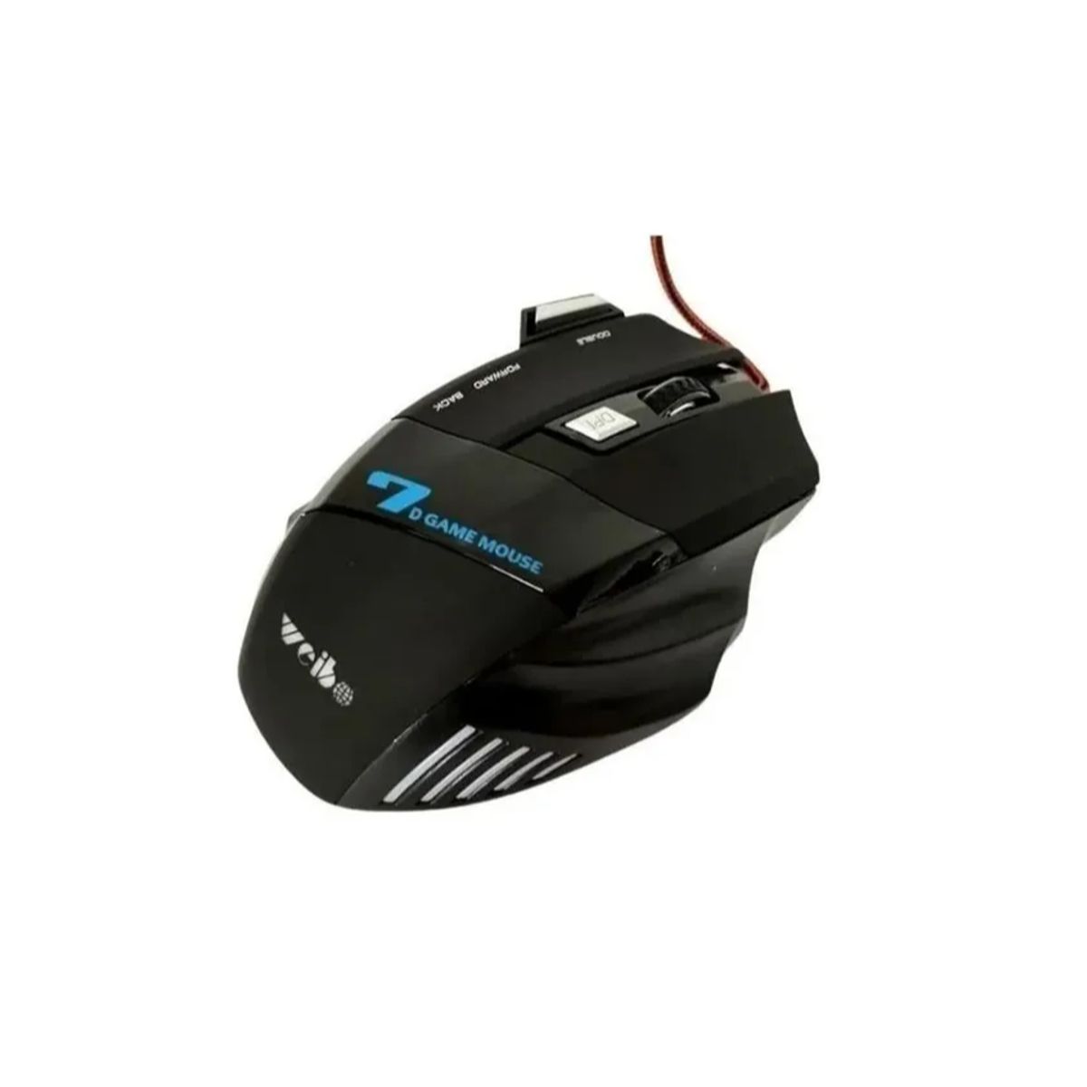 GENERICO - Mouse gamer Weibo 3200 dpi negro Ergonomico Alta Presicion