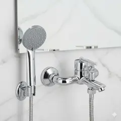 STRETTO - Monomando Llave Grifo Tina Ducha Modelo Amalfi Marca