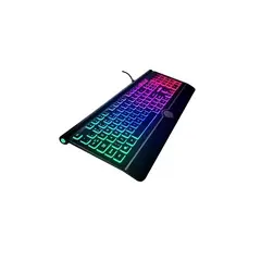 GENERICO - Teclado gamer Weibo QWERTY color negro con luz RGB