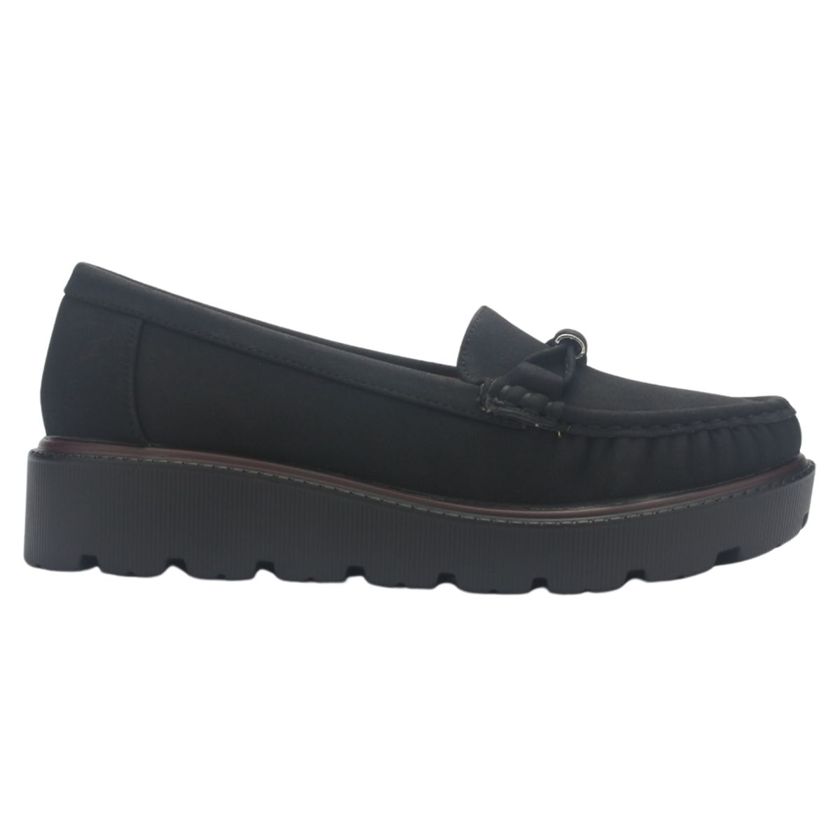 CHALADA - Mocasin Mujer Negro Casual Chalada Gran-22