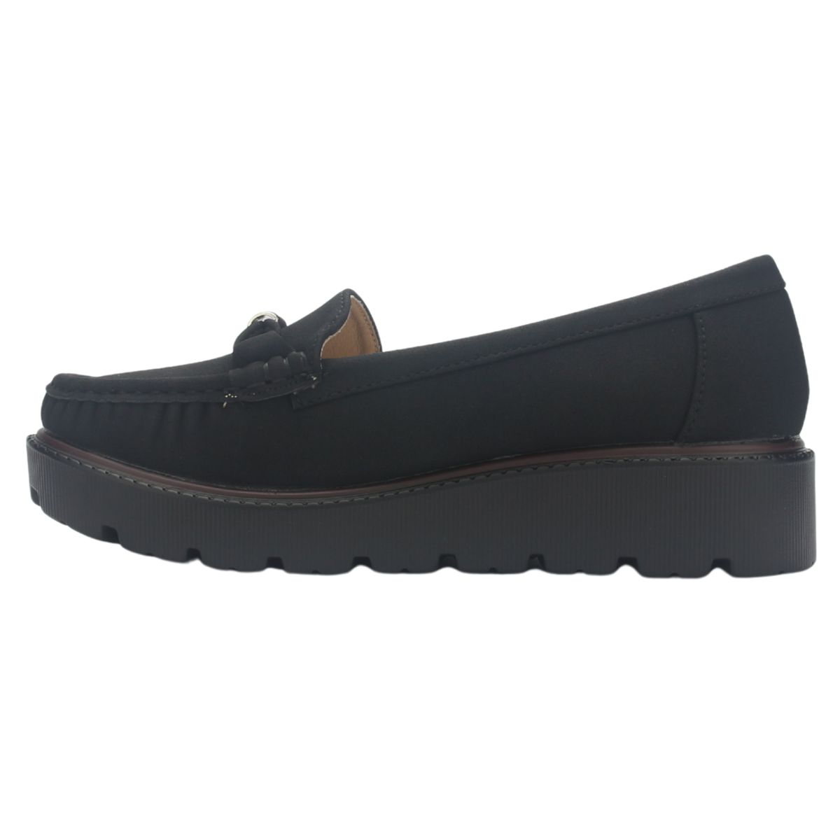 CHALADA - Mocasin Mujer Negro Casual Chalada Gran-22
