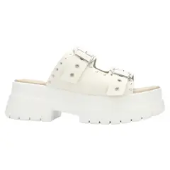 CHALADA - Sandalia Mujer Blanco Casual Pop-1