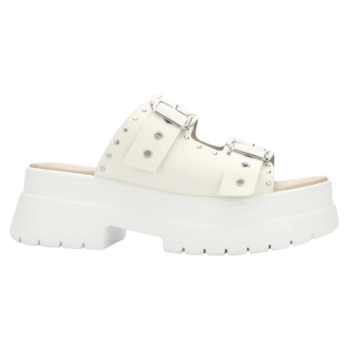 CHALADA - Sandalia Mujer Blanco Casual Chalada Pop-1