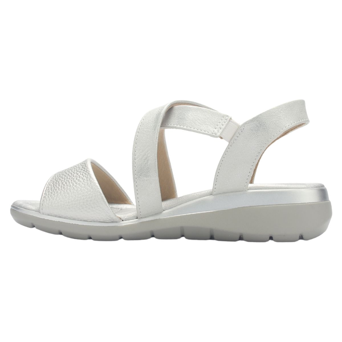 CHALADA - Sandalia Mujer Plateado Casual Chalada Floro-6