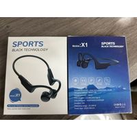 Audífono Inalámbrico Deportivo Conducción Ósea Color Negro Negro