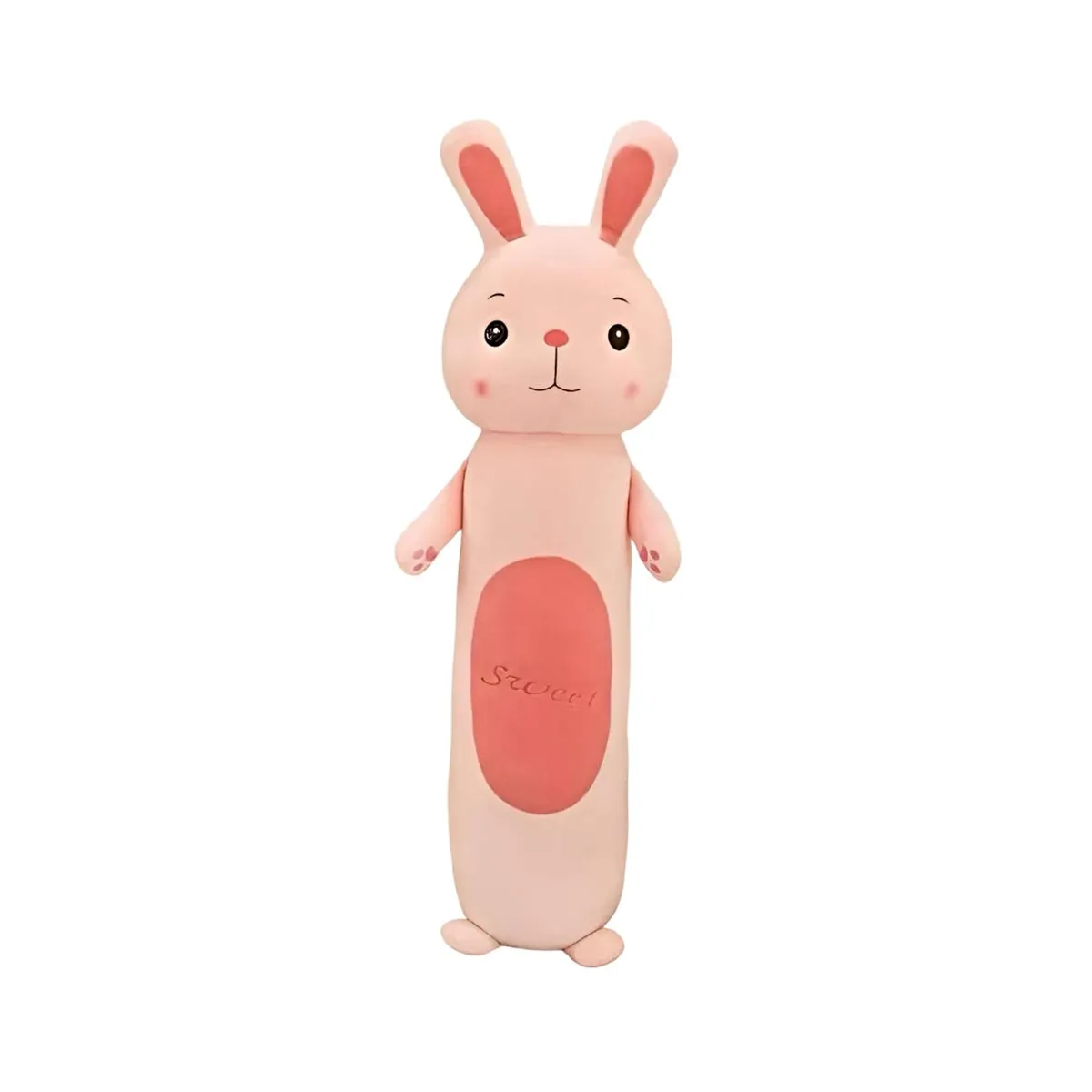 GENERICO - PELUCHE COJIN DISEÑO CONEJO ROSA