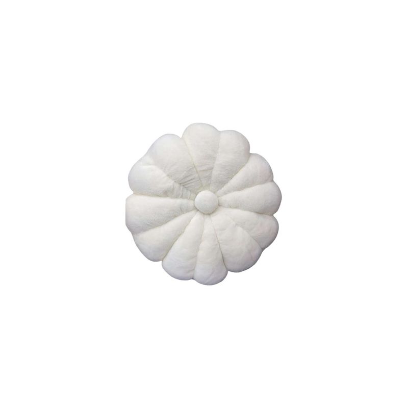 GENERICO - COJIN DISEÑO FLOR BLANCO 50 CM