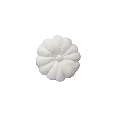 GENERICO - COJIN DISEÑO FLOR BLANCO 50 CM