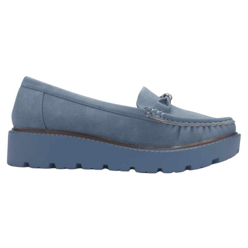 CHALADA - Mocasin Mujer Azul Casual Chalada Gran-22