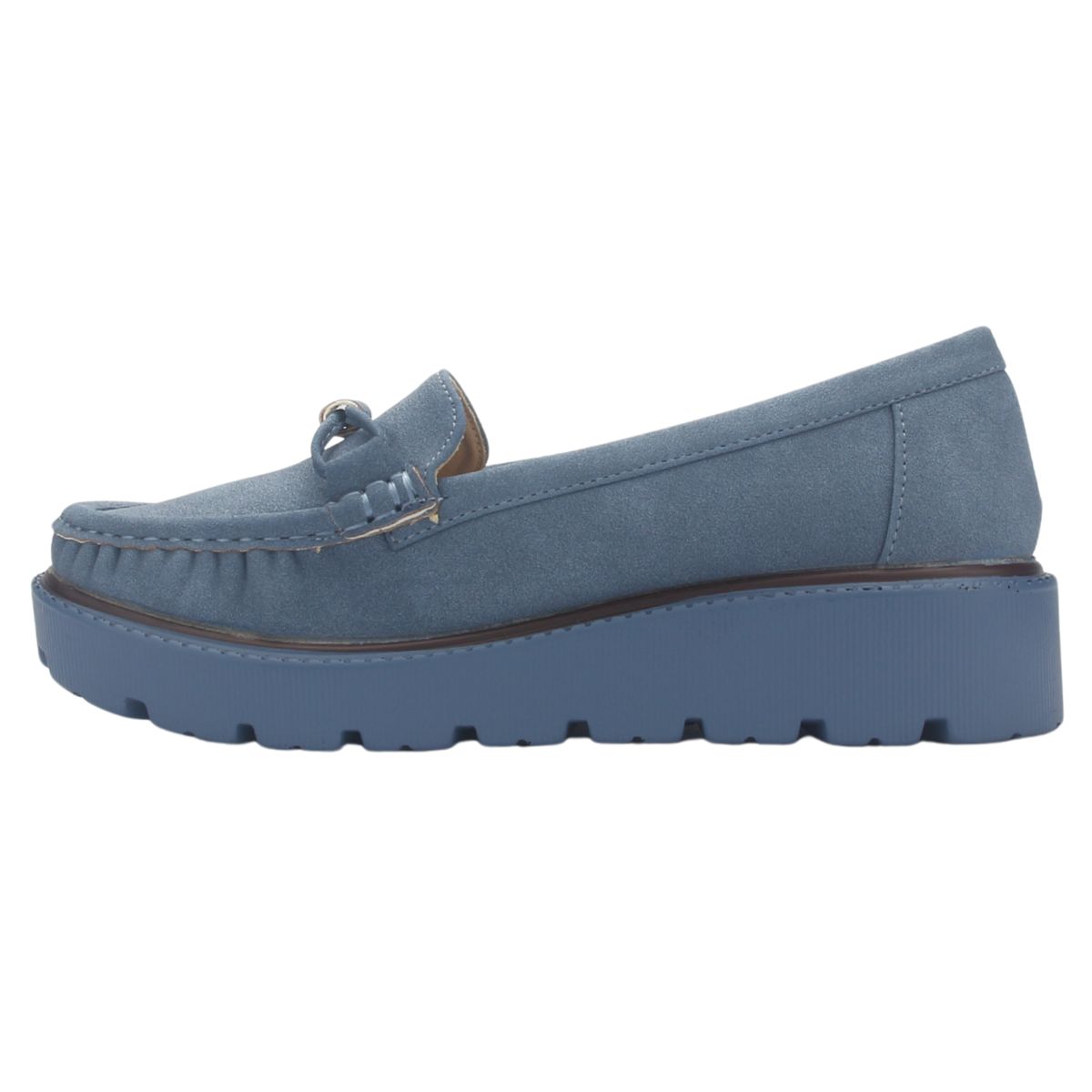 CHALADA - Mocasin Mujer Azul Casual Chalada Gran-22