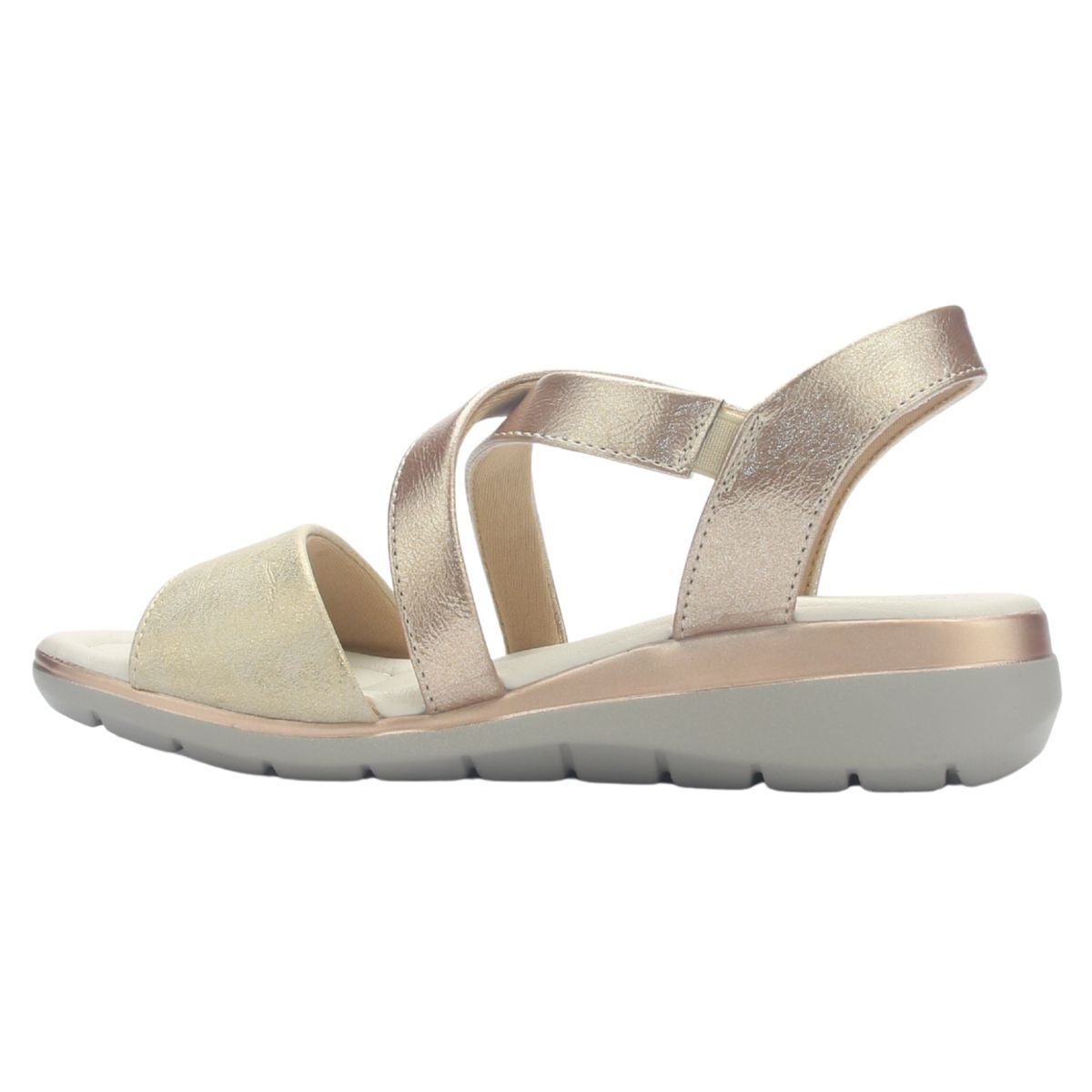 CHALADA - Sandalia Mujer Dorado Casual Chalada Floro-6