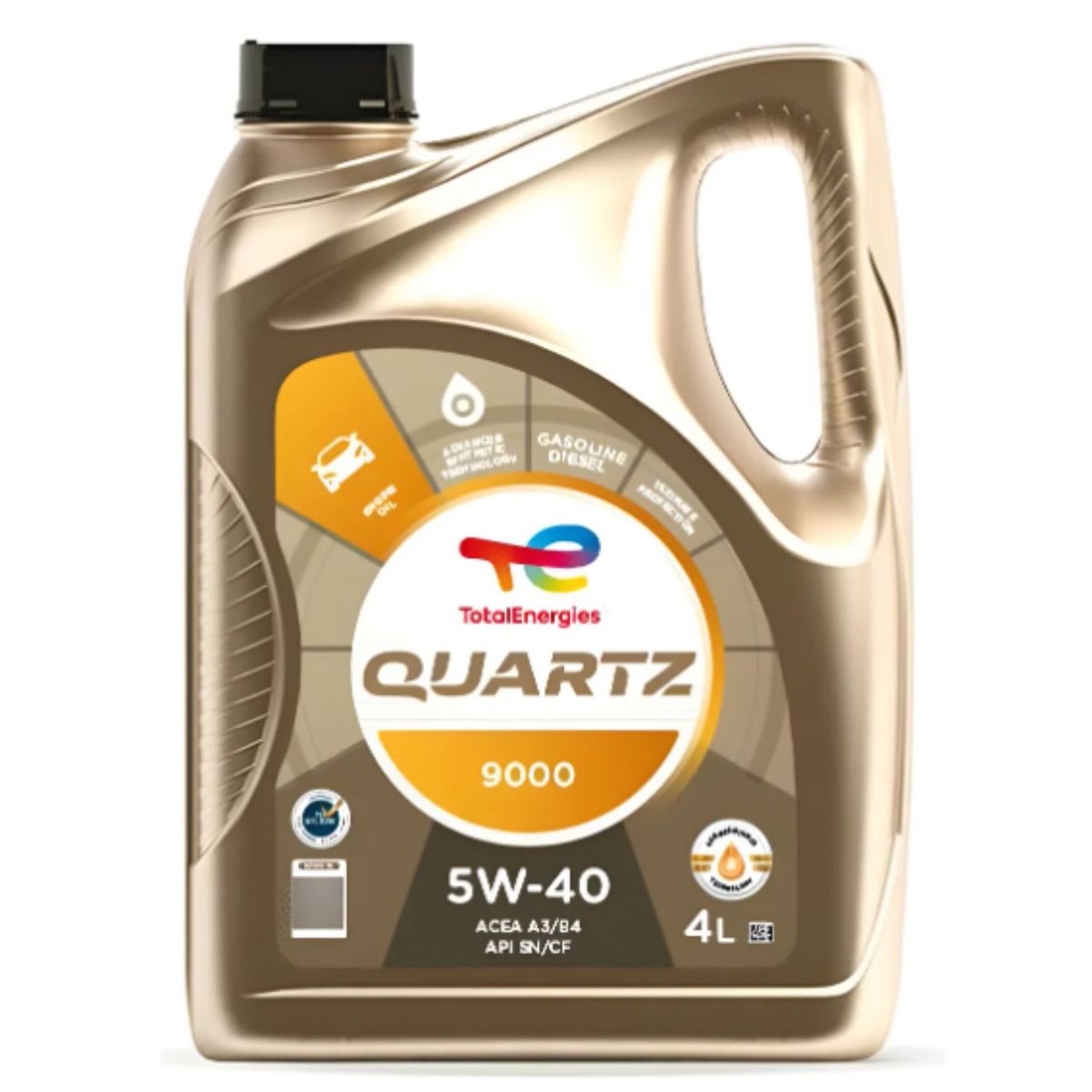 TOTAL - Aceite Motor 5w40 Total 9000 Norma Vw 502.00/505.00/ 4 lt.