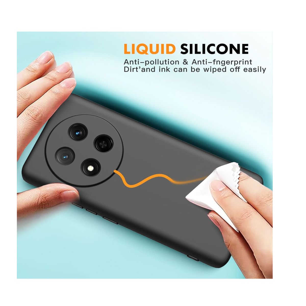 JOIGO - Carcasa Funda Para Honor X9C Goma Turquesa