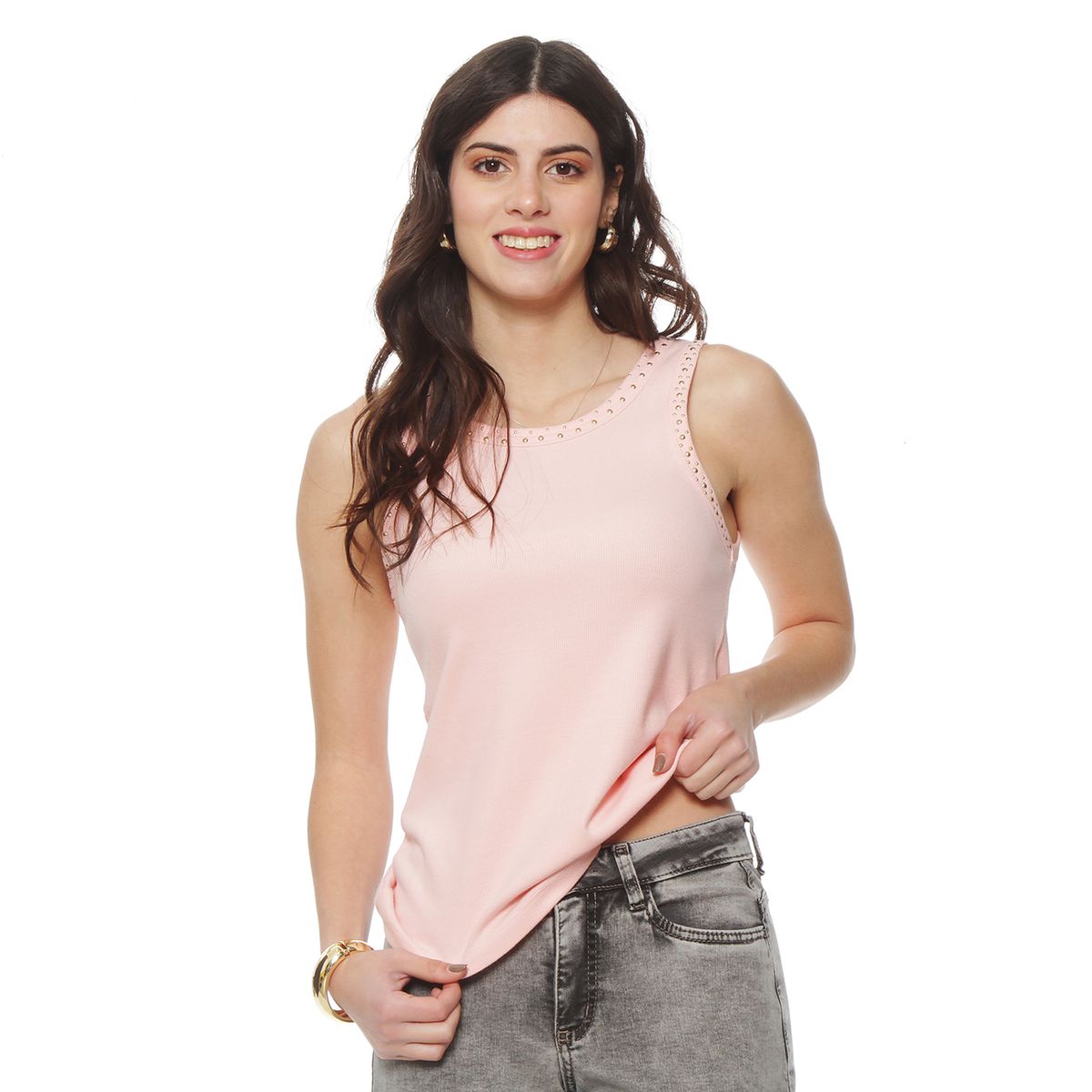 WADOS - POLERA SIN MANGA ESCOTE REDONDO