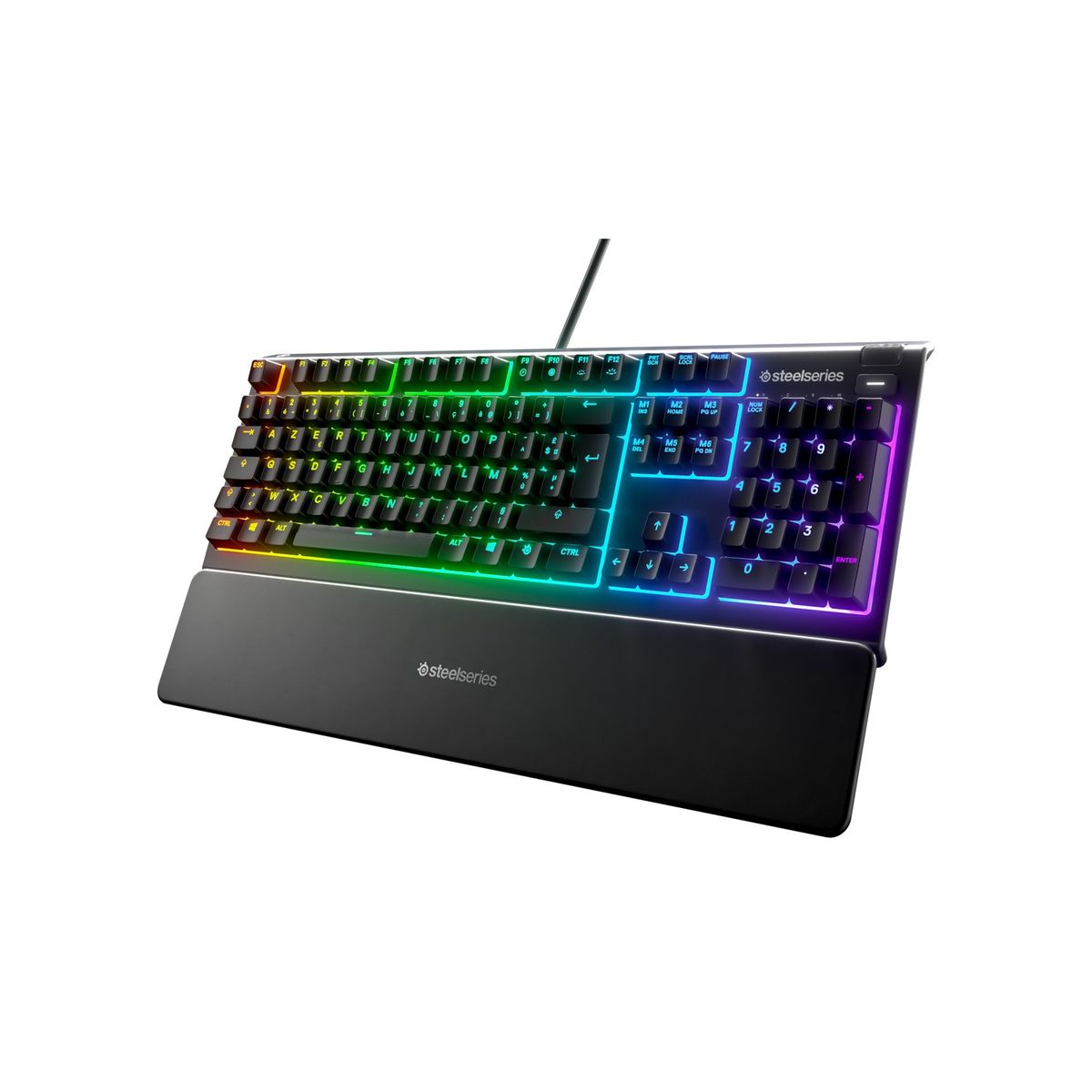 STEEL SERIES - Teclado Gamer SteelSeries Apex 3 Negro RGB Inglés