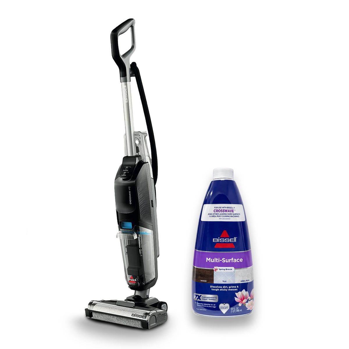 BISSELL - Aspiradora y Trapeadora Crosswave HF2 + Detergente