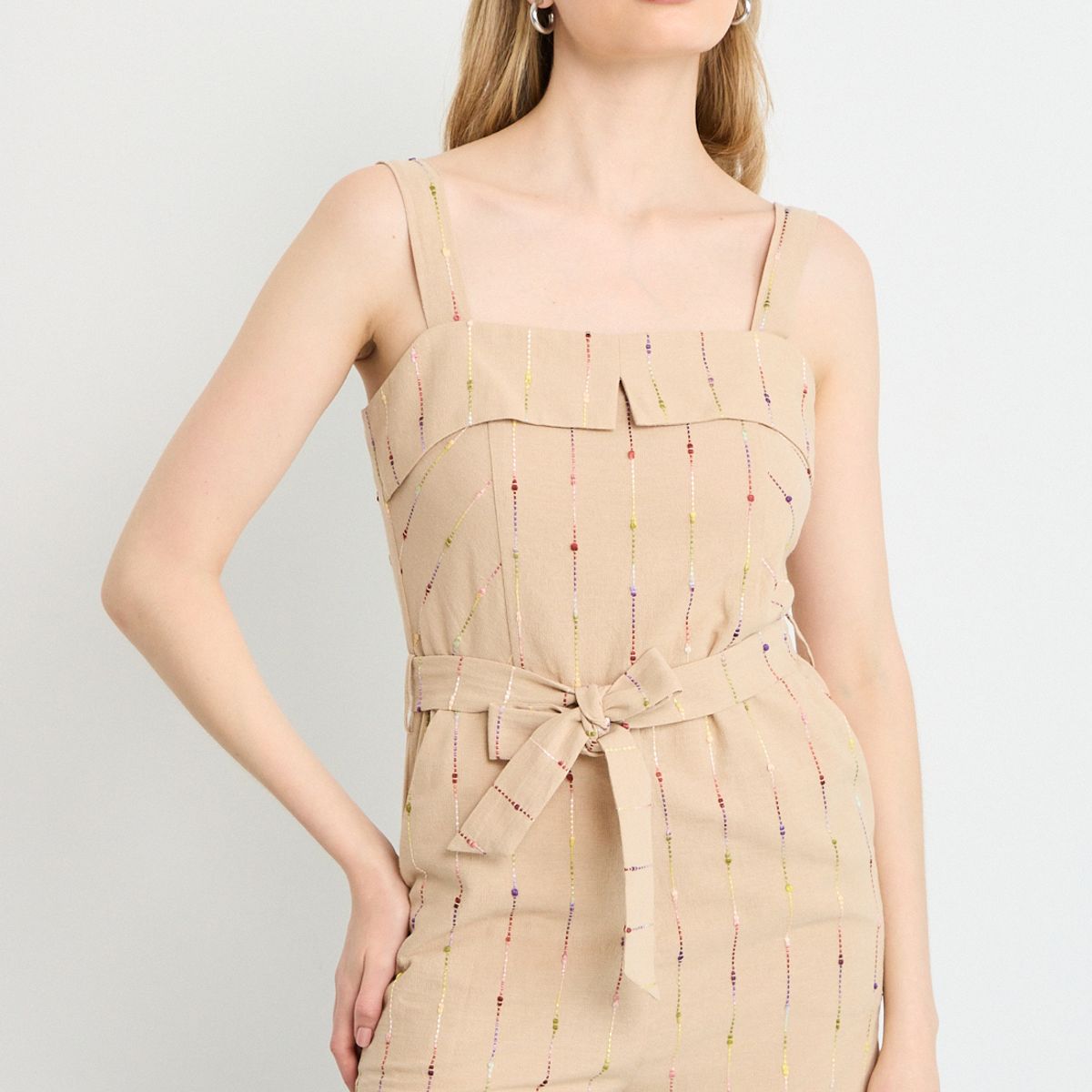 IO - Enterito Largo Mujer Beige Io