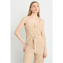 IO - Enterito Largo Mujer Beige