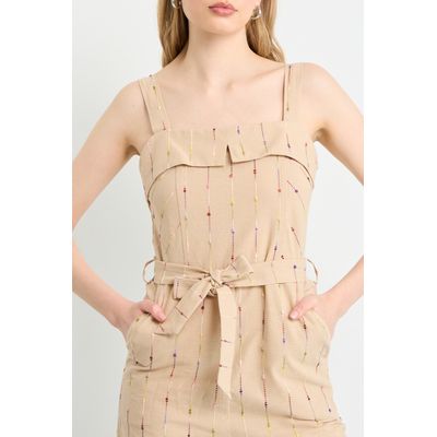 Imagen 2 del producto Enterito Largo Mujer Beige