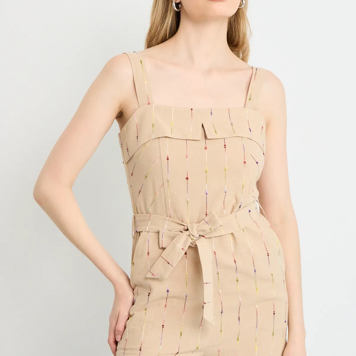 IO - Enterito Largo Mujer Beige Io