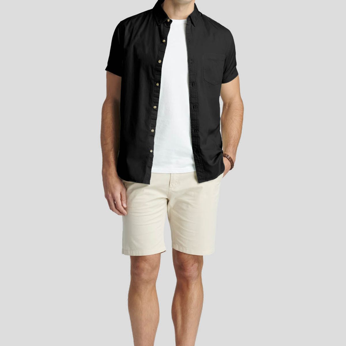 NEW MAN - Camisa Aylesbury Heritage Negro New Man