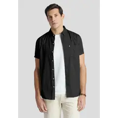 NEW MAN - Camisa Aylesbury Heritage Negro