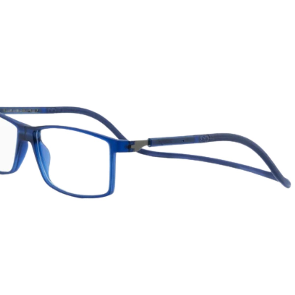 SLASTIK - Lentes Ópticos Trevil Azul con Clip Magnético