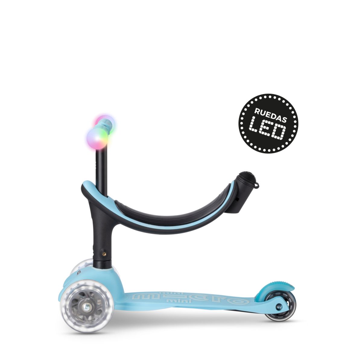 MICRO - Scooter Micro Mini2grow Celeste, Niños 1 a 6 años