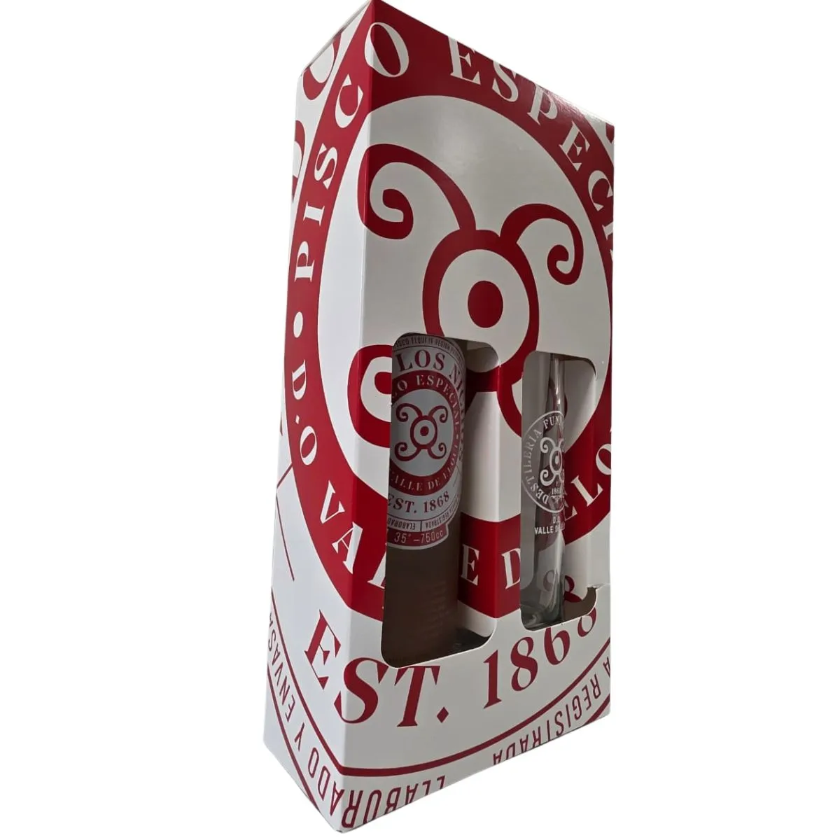 FUNDO LOS NICHOS - Pisco Los Nichos 35 ° +Vaso