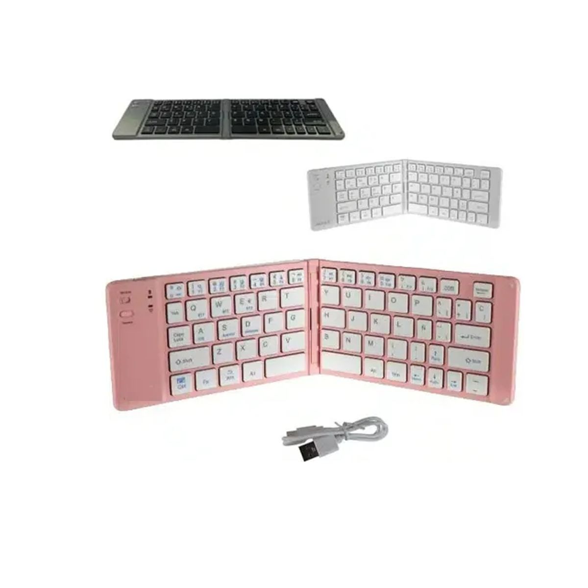 GENERICO - Mini Teclado Inalámbrico Plegable Portátil Mk-1007 Teclado