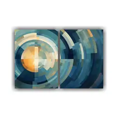 GENERICO - Lienzos De Tela Valhalla Clásicos Con Patrón 120x80 Cm