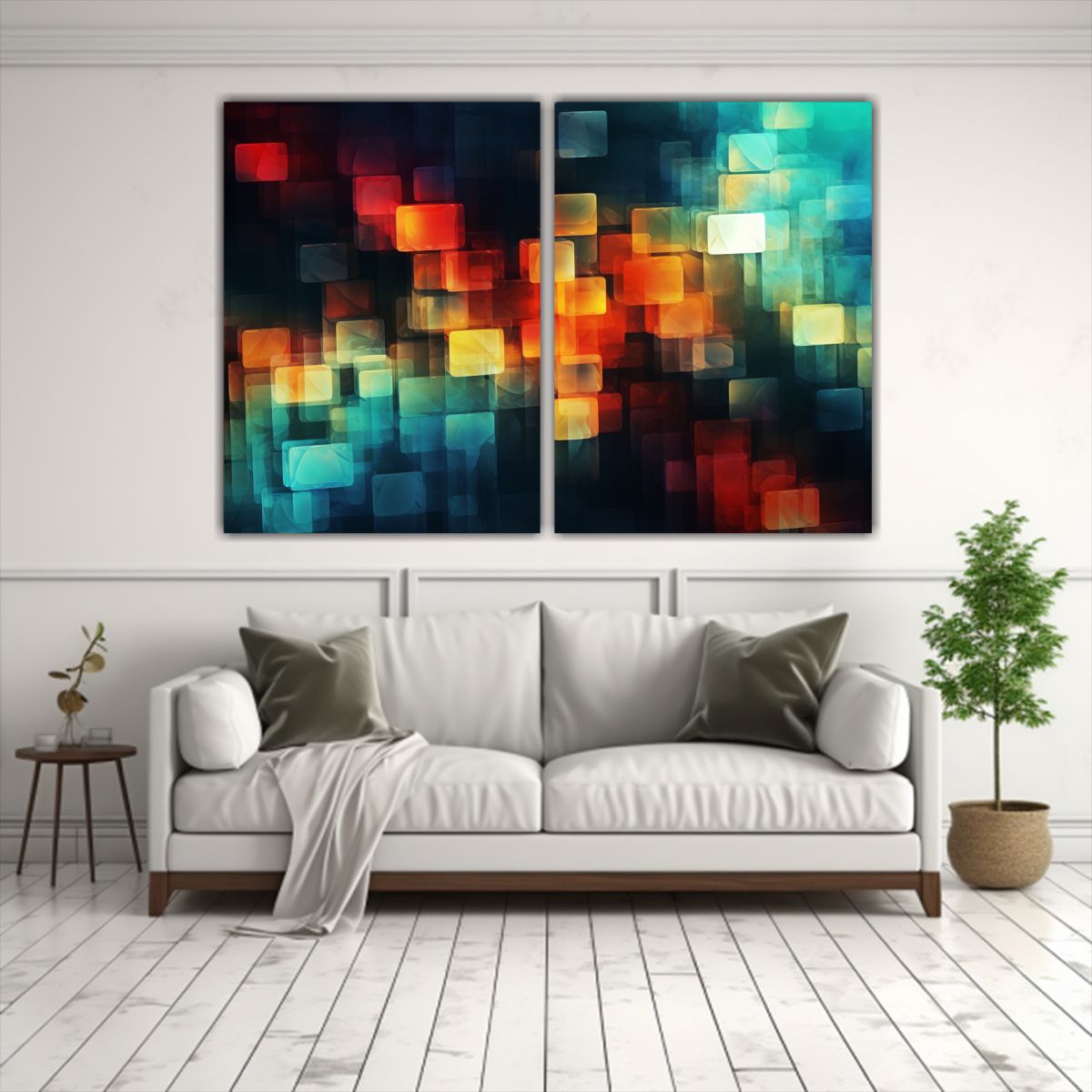 GENERICO - Fondos De Pantalla Abstractos Digitales Para 120x80 Cm