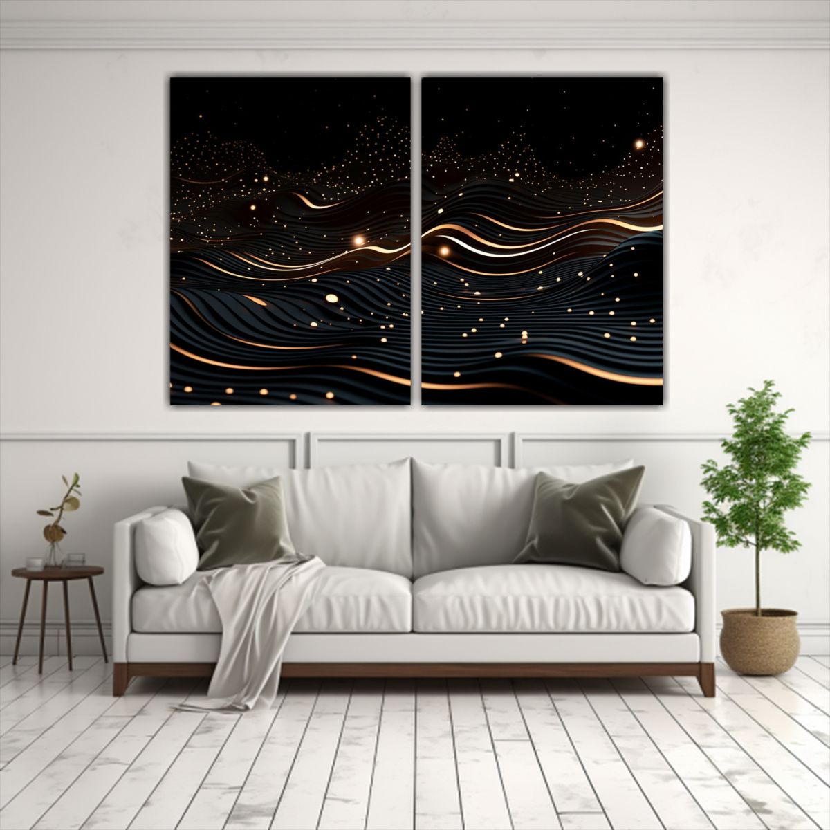 GENERICO - Pinturas De Decoración De Espacio Horizontal Con 120x80 Cm