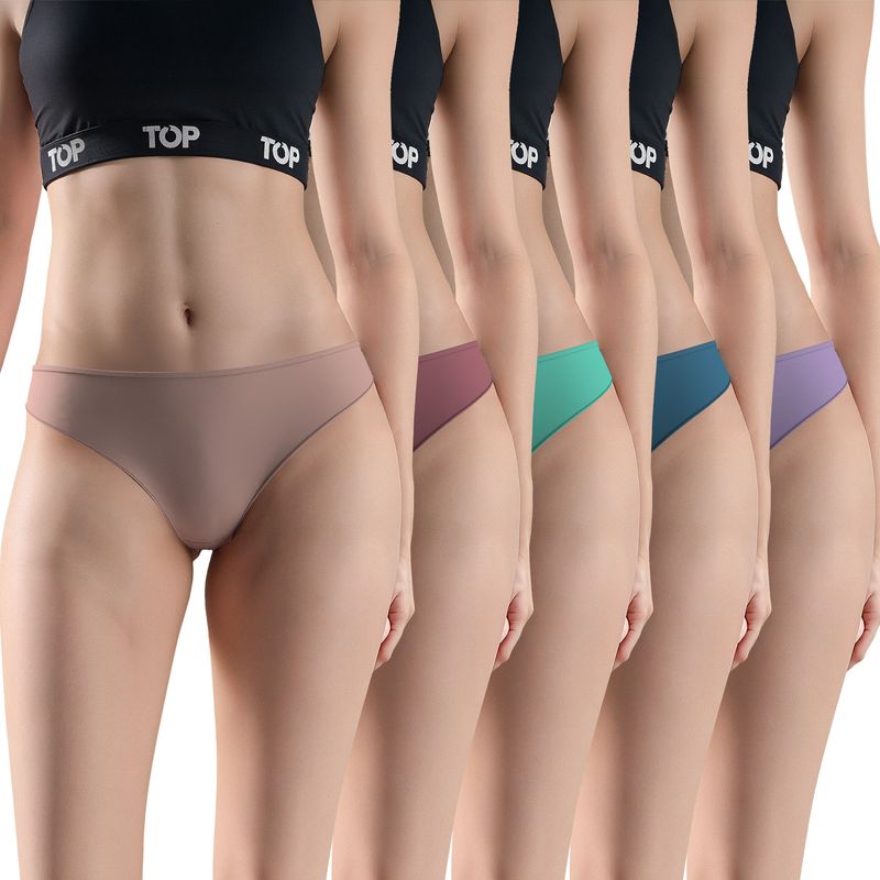 TOP - Calzón Bikini Algodón Sin Elástico Pack 5 C2 Top